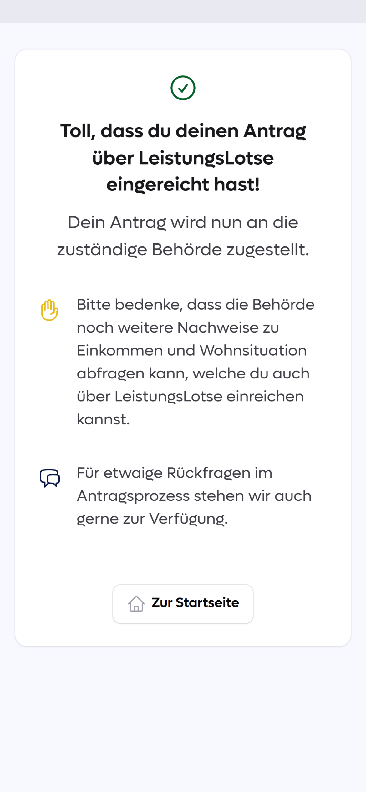 Antrag einreichen
